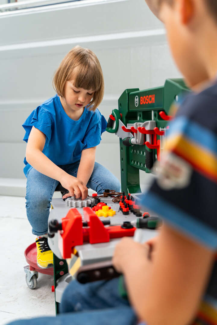 klein Bosch Kinderwerkbank